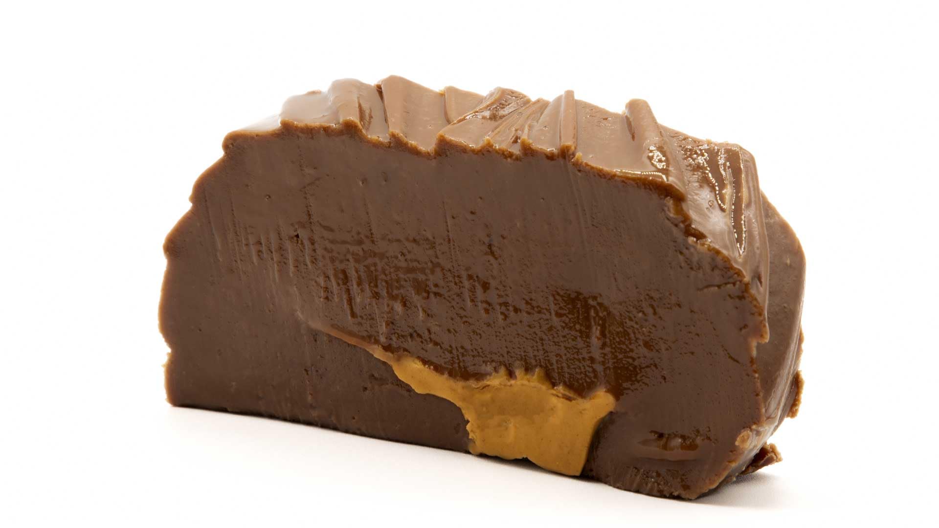 Frankenmuth Fudge Kitchen, Chocolate Peanut Butter Fudge, Half Pound of Handcrafted Fudge