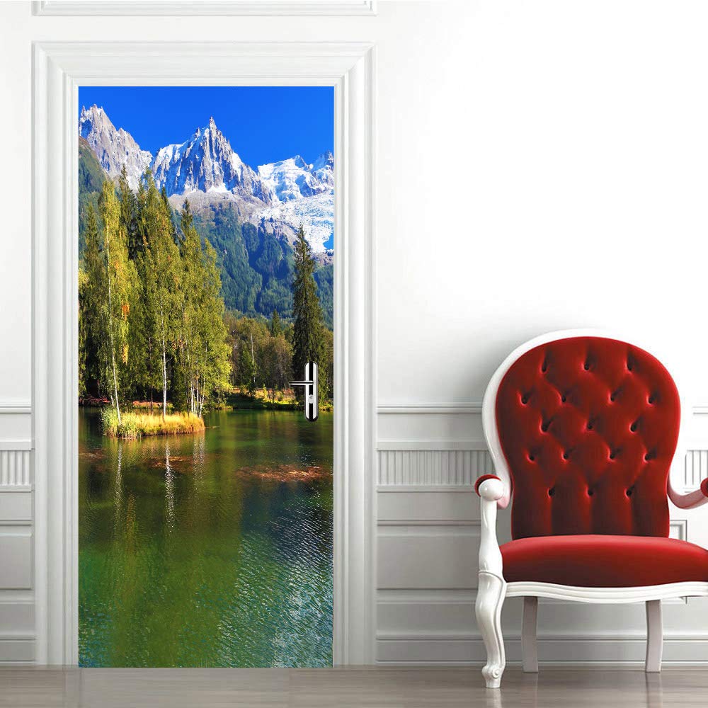 3D Türtapete Selbstklebend 70x200cm - PVC Türposter Für Schlafzimmer & Bad