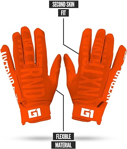 Miniatura 3 de Nxtrnd G1 - Guantes de fútbol juvenil, guantes receptores adhesivos para niños