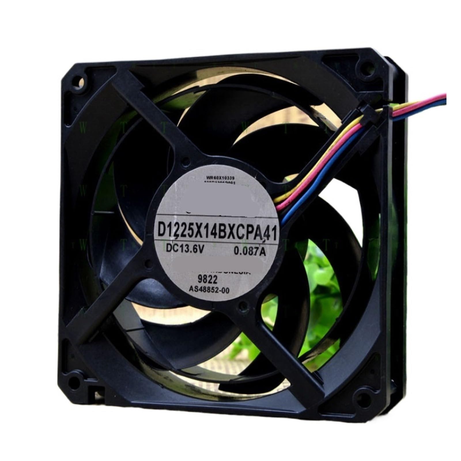 YUSKICCNE D1225X14BXCPA41 13.6V 0.087A 12CM Cooling Fan 4 Wire