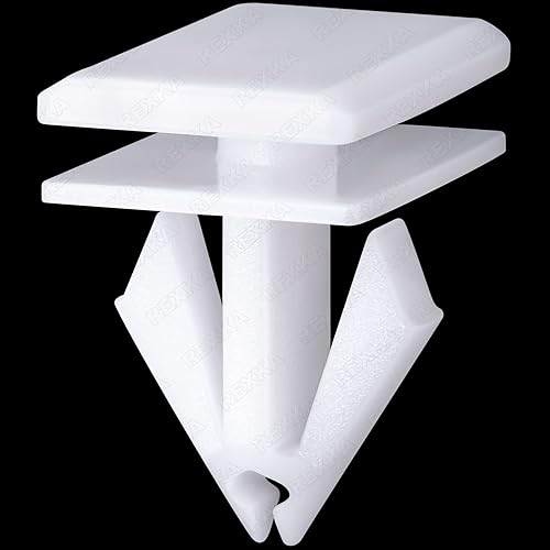 Rexka 20 clips de moldeo para panel basculante de nailon blanco 68092697AA compatibles con Jeep Liberty Dodge Durango Charger Chrysler 300