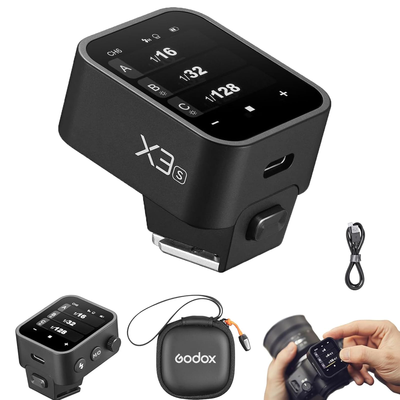 【Godox正規代理店】GODOX X3-S Sony カメラ TTL ワイヤレス フラッシュ トリガー、OLED タッチ スクリーン フラッシュ トランスミッター Amazon.com : Godox X3S TTL Wireless Flash Trigger,Touch Screen