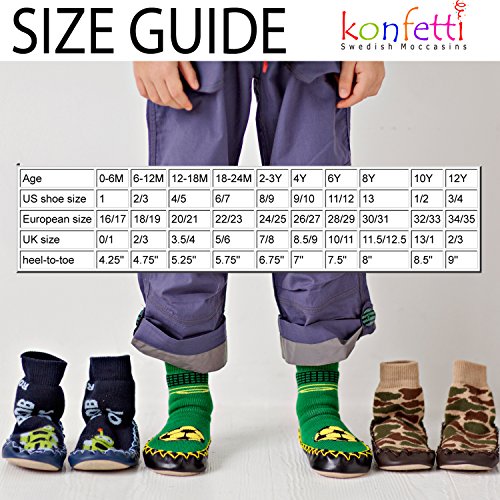 Konfetti Crazy Cars Slipper Sock Swedish Moccasin2