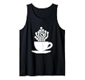 Coffee and Code Circuit Art Tank Top