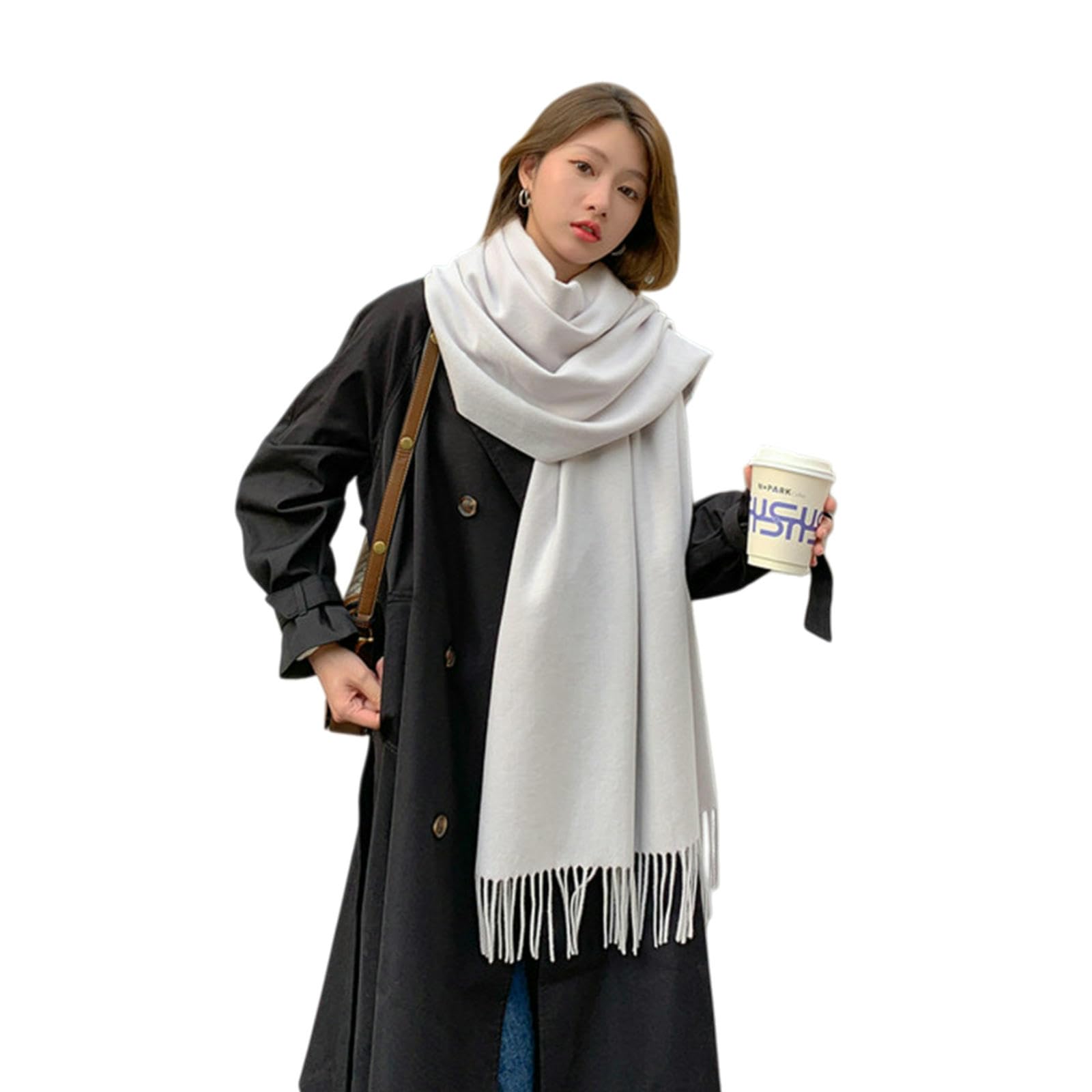 Foulard Donna Sciarpa Autunnale E Invernale Da Uomo, Spessa, Versatile, Alla Moda, Calda,