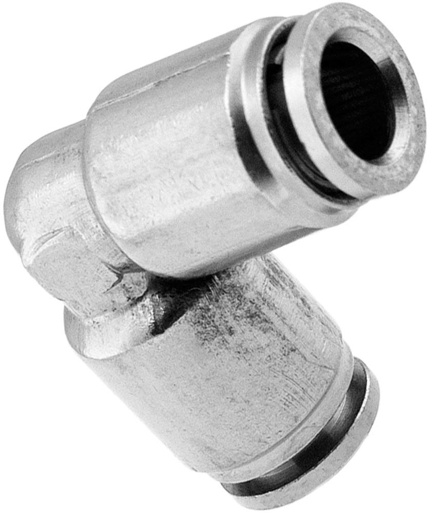Vixen Air Push to Connect (PTC) Union/Joint Elbow Pneumatic Fitting for 1/4