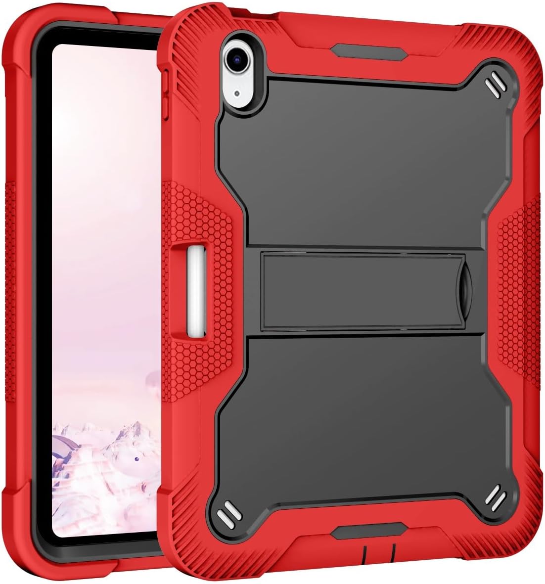 Full Protective Case Compatible with iPad 11th Gen A16 11 Inch 2025 Case Rugged Hybrid Shockproof Rugged Protective Case Compatible with iPad 11th Gen A16 11 Inch Tablet Case w Built-in Stand(Black)
