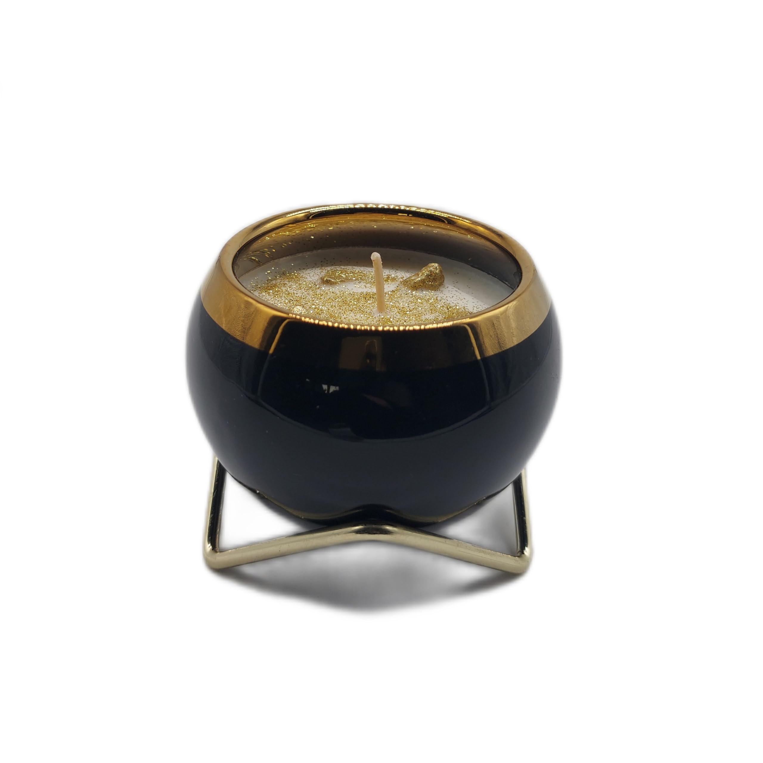 Vela Aromática En Recipiente De Cerámica - Negro/Plum Noir - Home All