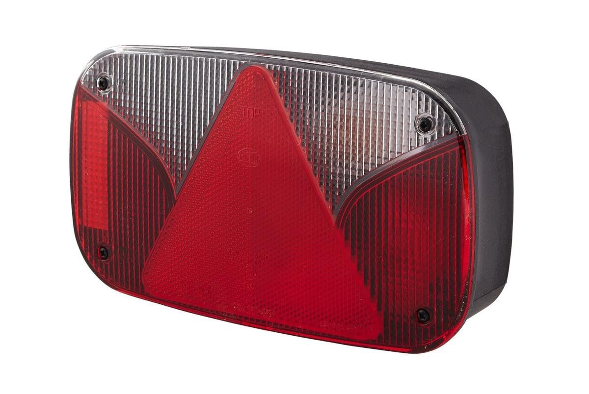 HELLA 2VB 998 232-101 Rearlight - Bulb - 12V - mounting/Bolted - Lens Colour: White / Red - Plug: Round Plug - right - Quantity: 1