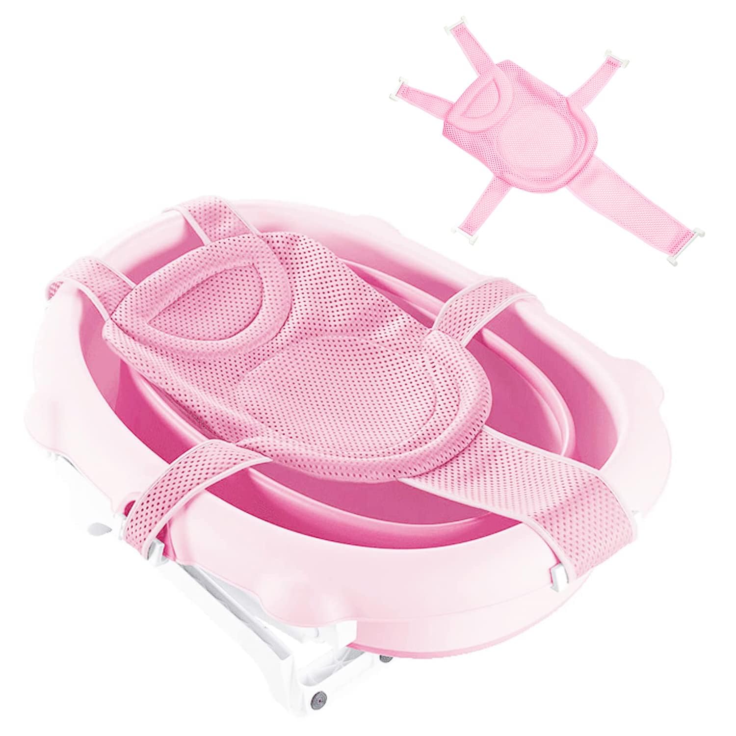 Red de Baño para Bebés,Cojín de Baño Recién Nacido,Almohadilla de Suspensión para Baño de Bebé,Cojín de Baño para Bebés,Red de Soporte para Bañera