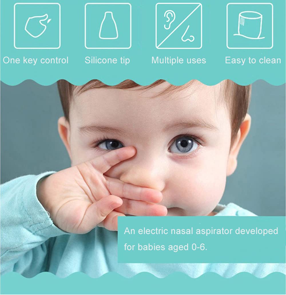 Bebé Aspirador Nasal eléctrico LED de visualización de la Nariz Limpiador inhalador Equipo Aspirador Niños Cuidado del oído Prevención de Reflujo Aspirat