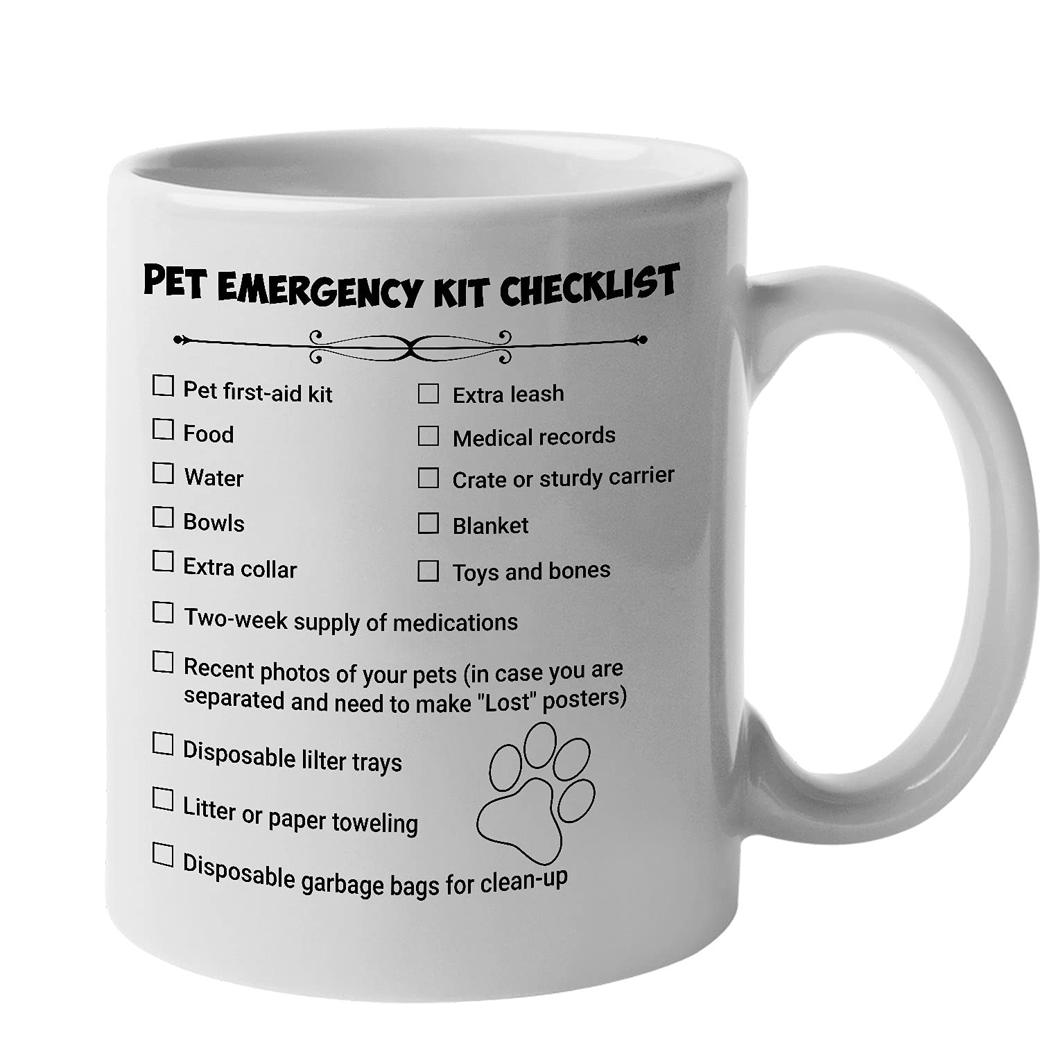 Pet Emergency Kit Checklist ubicaciondepersonas.cdmx.gob.mx