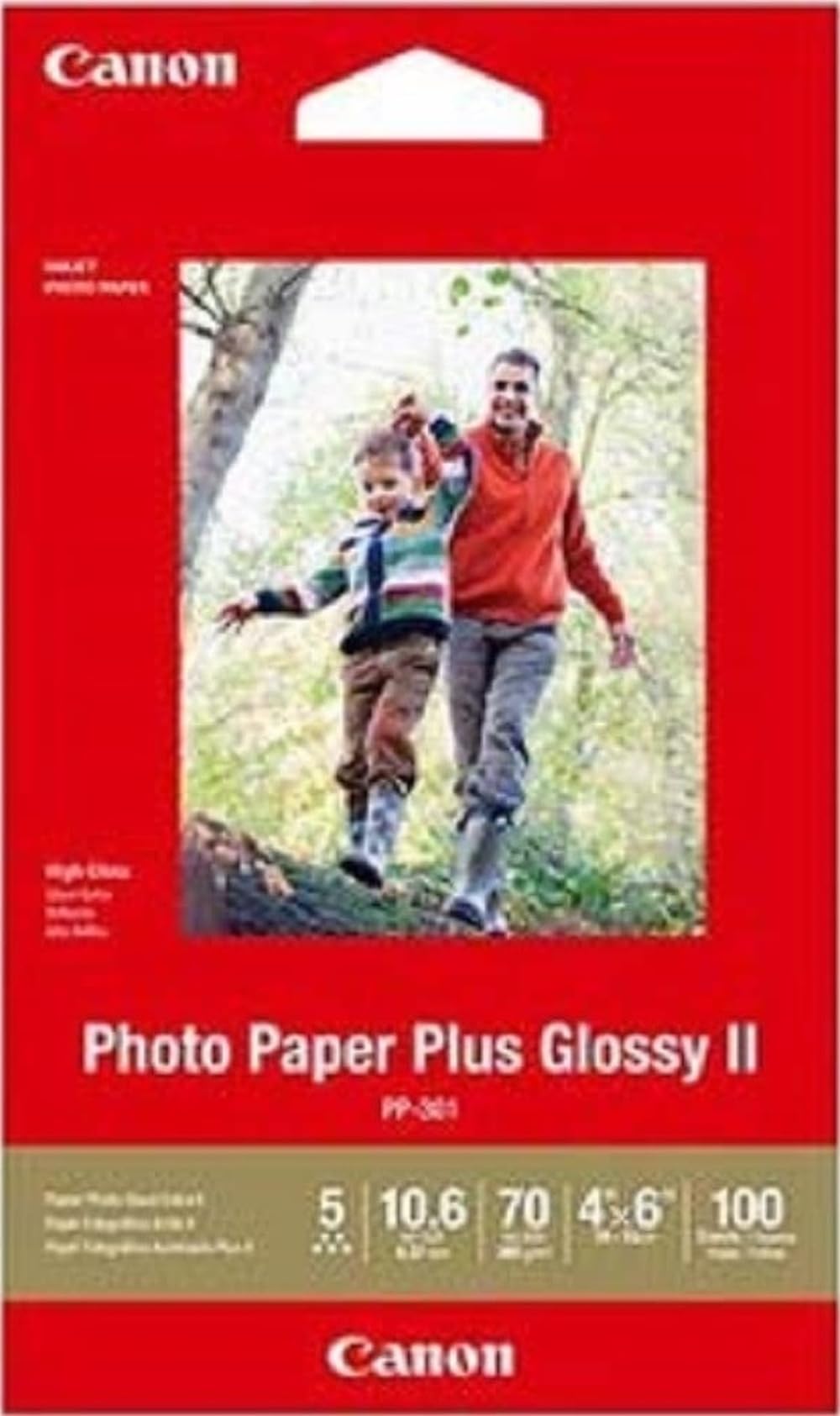 Canon Photo Paper Glossy 4 x 6 Inches, PP-301, 100 Sheets