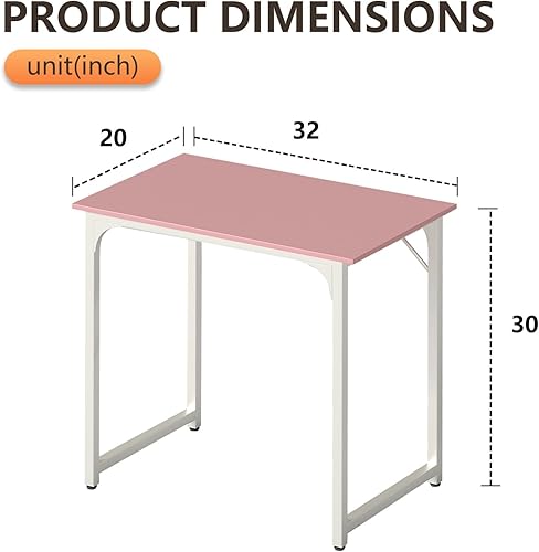 Vista 112 de BestOffice Escritorio para computadora, escritorio de oficina en casa, estilo moderno y simple para oficina en casa, estudio y escritura