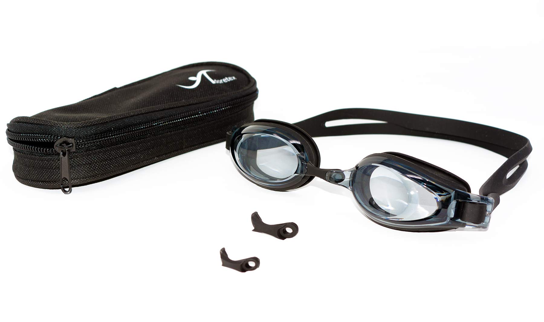 Adoretex Near sighted Swim Goggles, Leakproof Anti Fog Shortsighted Swimming Goggles for Adult with Case Set