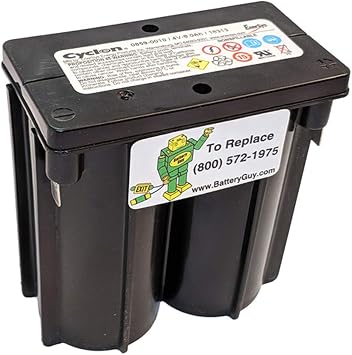 Enersys Hawker Cyclon 0859-0010 E-Cell 4 Volt/8 Amp Hour Sealed Lead Acid Battery by Enersys