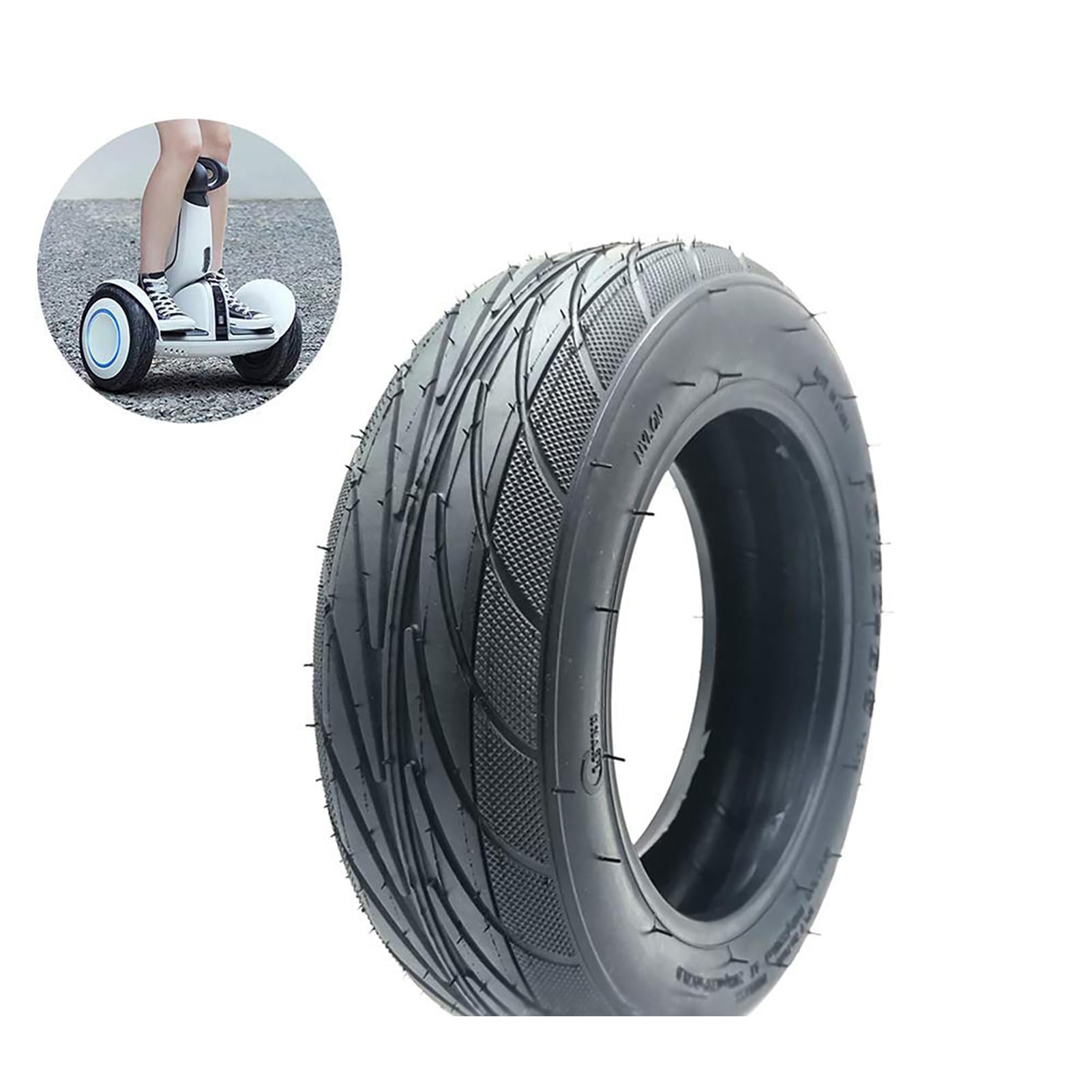 Pneumatici per Bici elettriche da Equilibrio 70/80-6.5, Pneumatici tubeless Super Resistenti all'Usura, Pneumatici Super Resistenti all'Usura Antiscivolo e a Basso Rumore