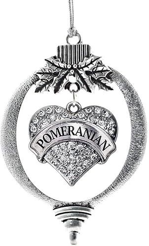 Miniatura 152 de Inspired Silver Adornos festivos de dije de corazón pave de plata con circonitas cúbicas