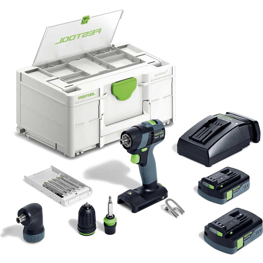 Festool Cordless Drill TXS 18 C 3,0-Set 576900