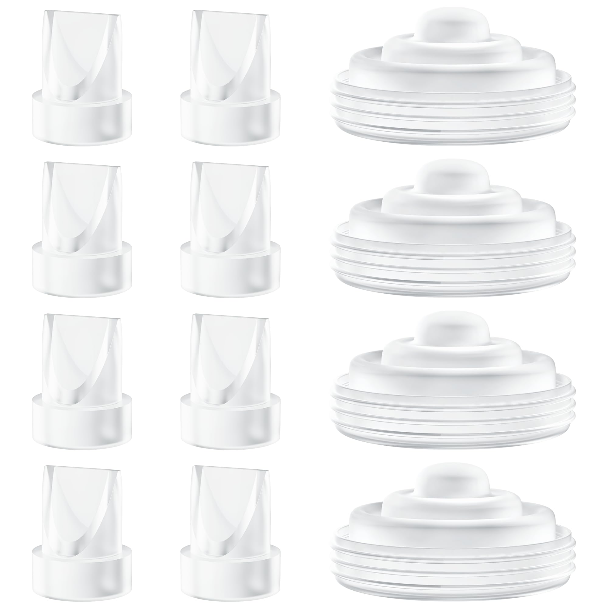 GOTOCUT 12 Pack Replacement Parts for Momcozy M5 Breast Pump, Replace to Mom Cozy M5 Duckbill Valve Diaphgram, Breastfeeding Essential Accessories