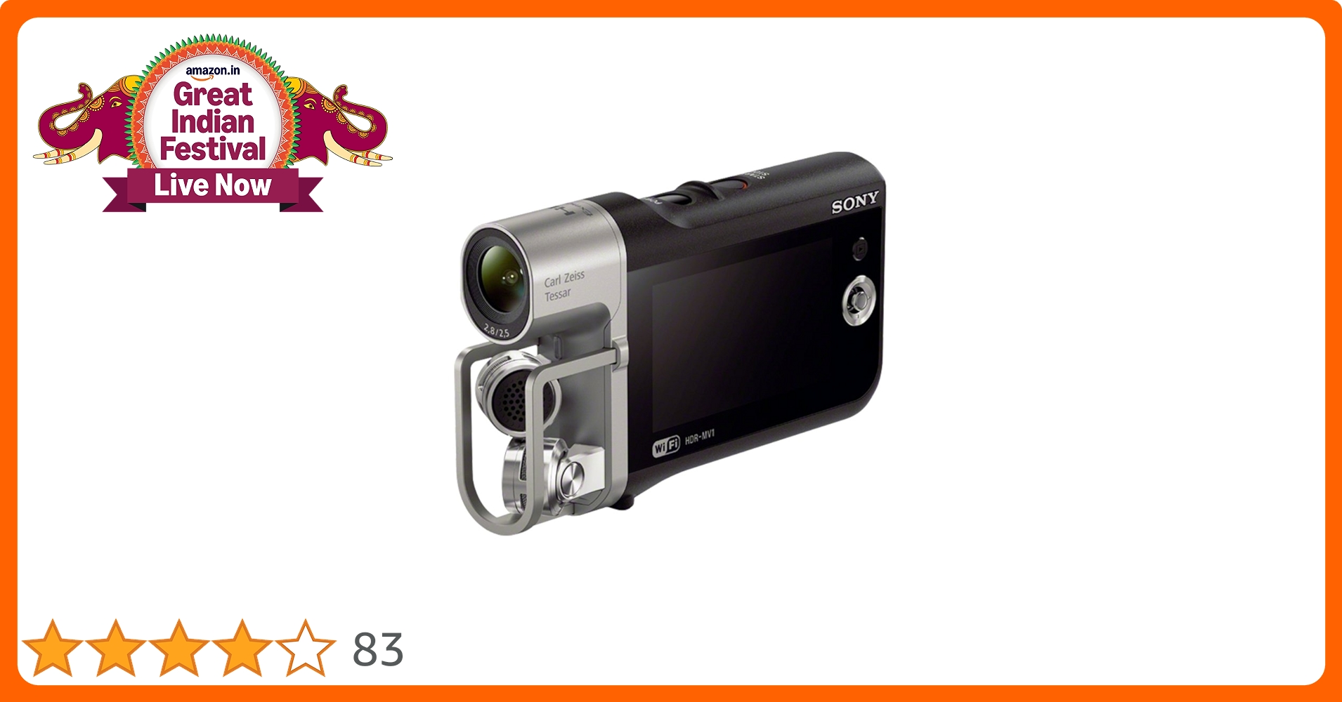 Buy Sony HDR-MV1 Music Video Recorder (Black) Online at Low