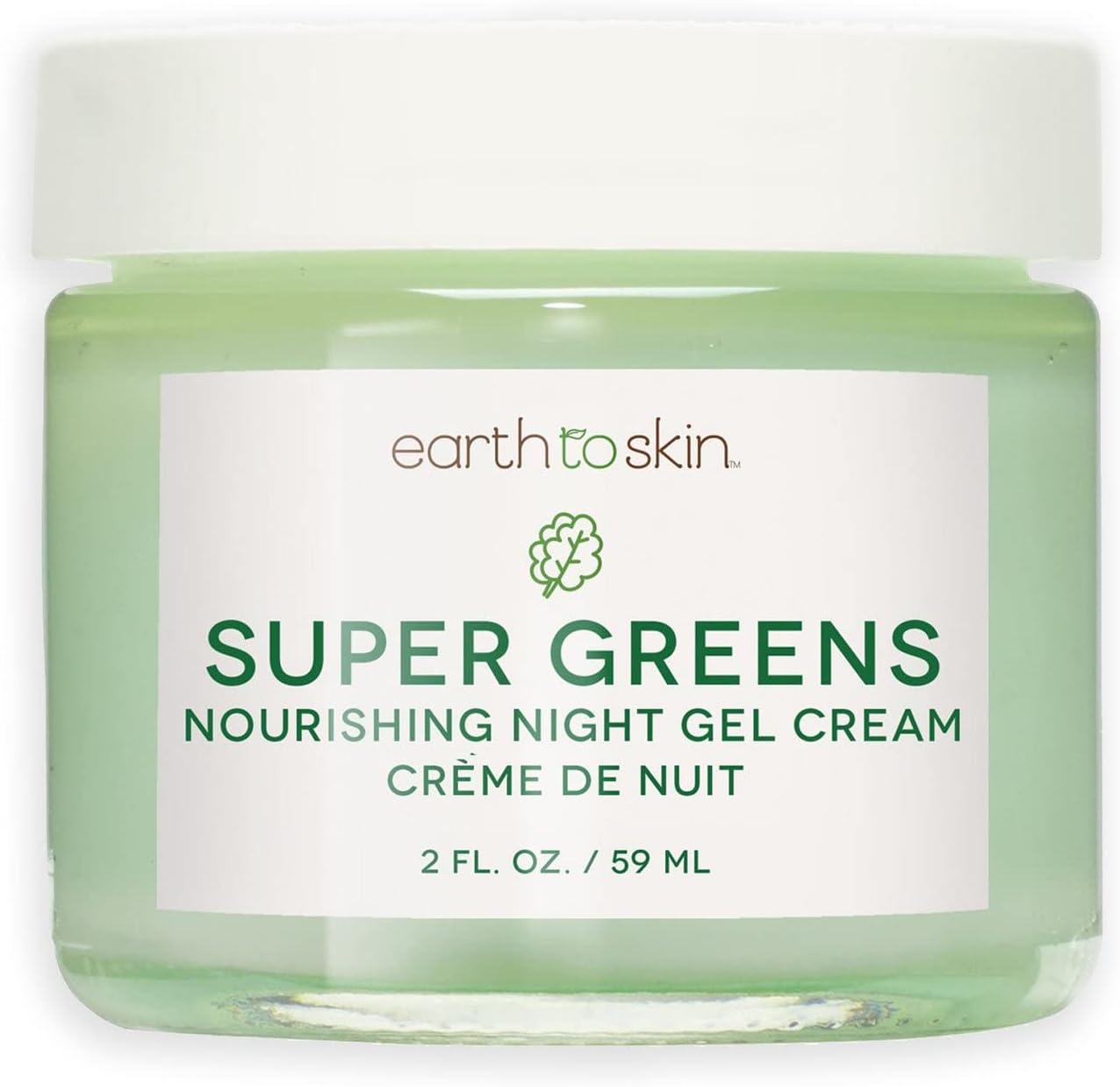 Super Greens Nourishing Night Gel Cream (2.0 Fl Oz)
