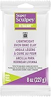 Polyform Super Sculpey Ultralight White 8oz - Lightest Oven-Bake Polymer Clay for Sculpting, Cosplay & Armatures