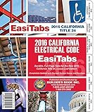 2016 California Electrical Code, Title 24 Part 3 Loose-leaf EasiTabs