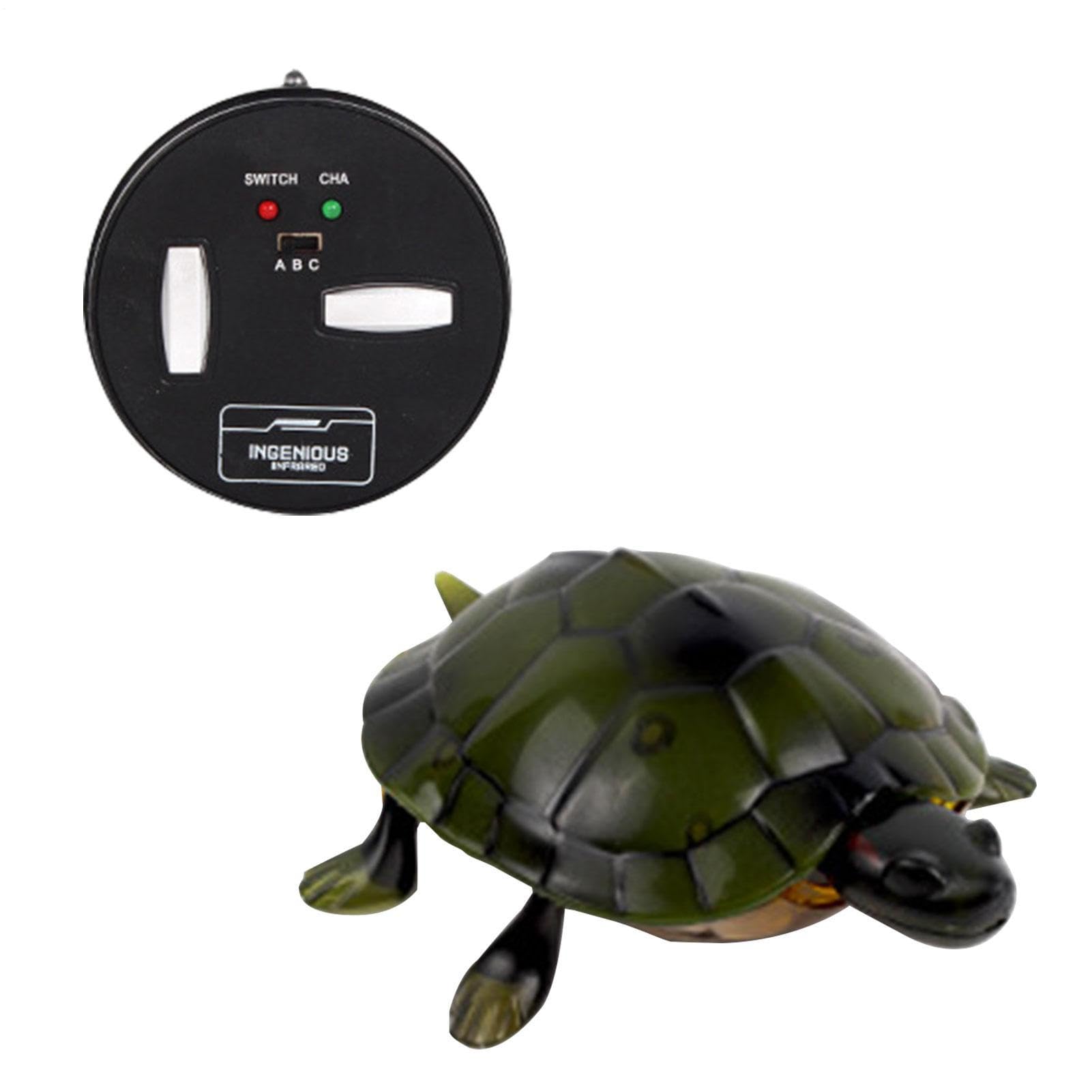 Tartaruga marina telecomandata – Tartaruga robot elettronico, giocattolo animale acquatico realistico, giocattolo RC di apprendimento intellettuale, set di gioco interattivo | Aspetto realistico per