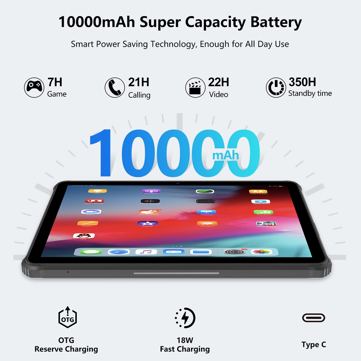 Amazon.com : Rugged Tablet Android 11, OUKITEL RT1 10000mAh Large