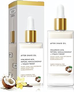 After Shave Oil for Women, Coconut Vanilla After Shave Oil for Soothing ...