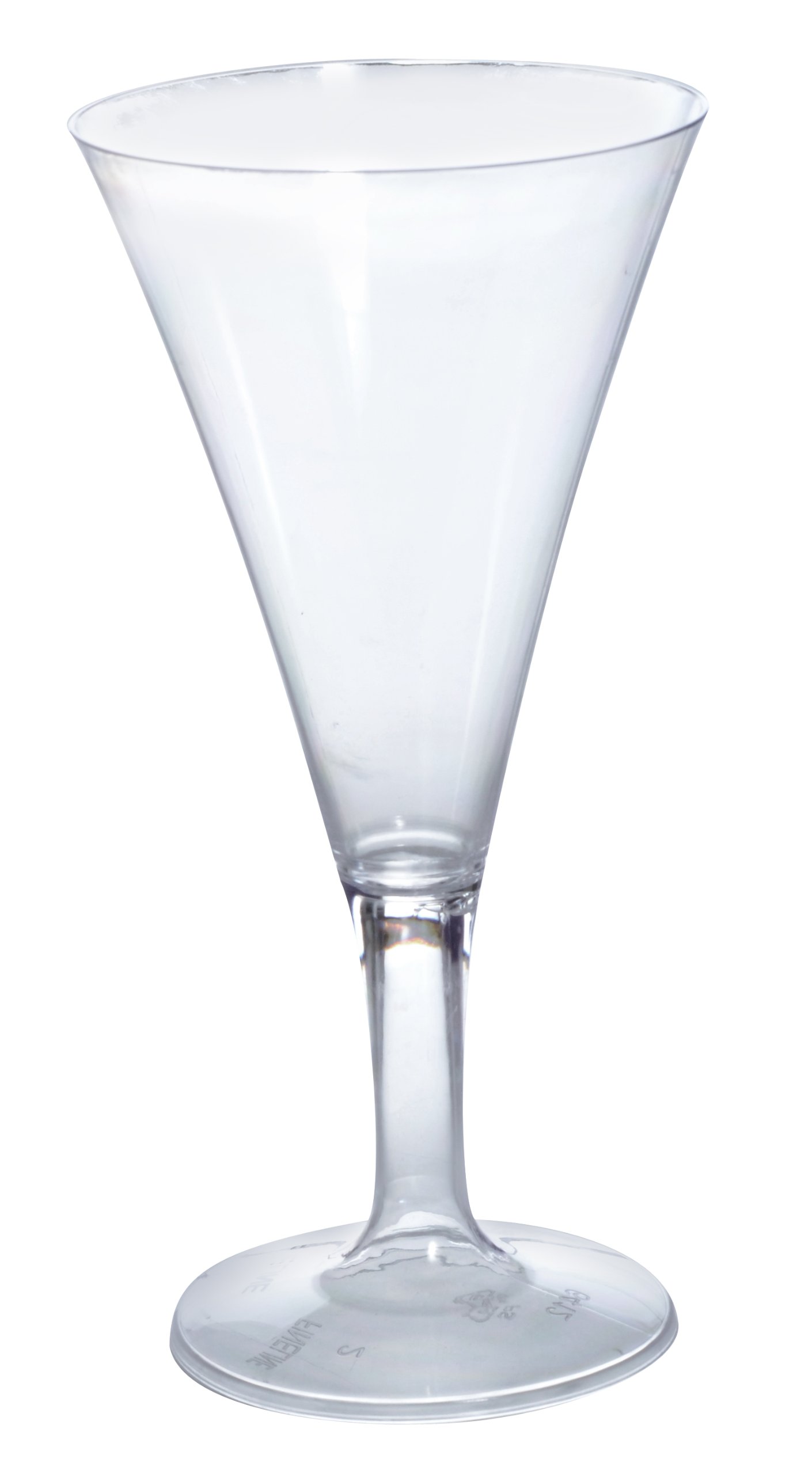 Fineline Settings Tiny Temptations Clear One Piece 2 Oz. Tiny Champagne Glass 96 Pieces