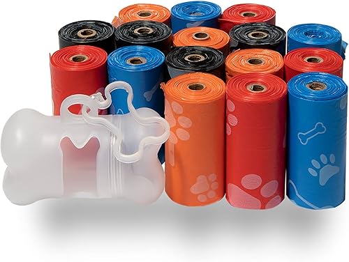 Vista 27 de Best Pet Supplies - Bolsas para limpieza de excremento de perro (240 bolsas) para limpieza de desechos, reemplazos de rollo para paseos y viajes al