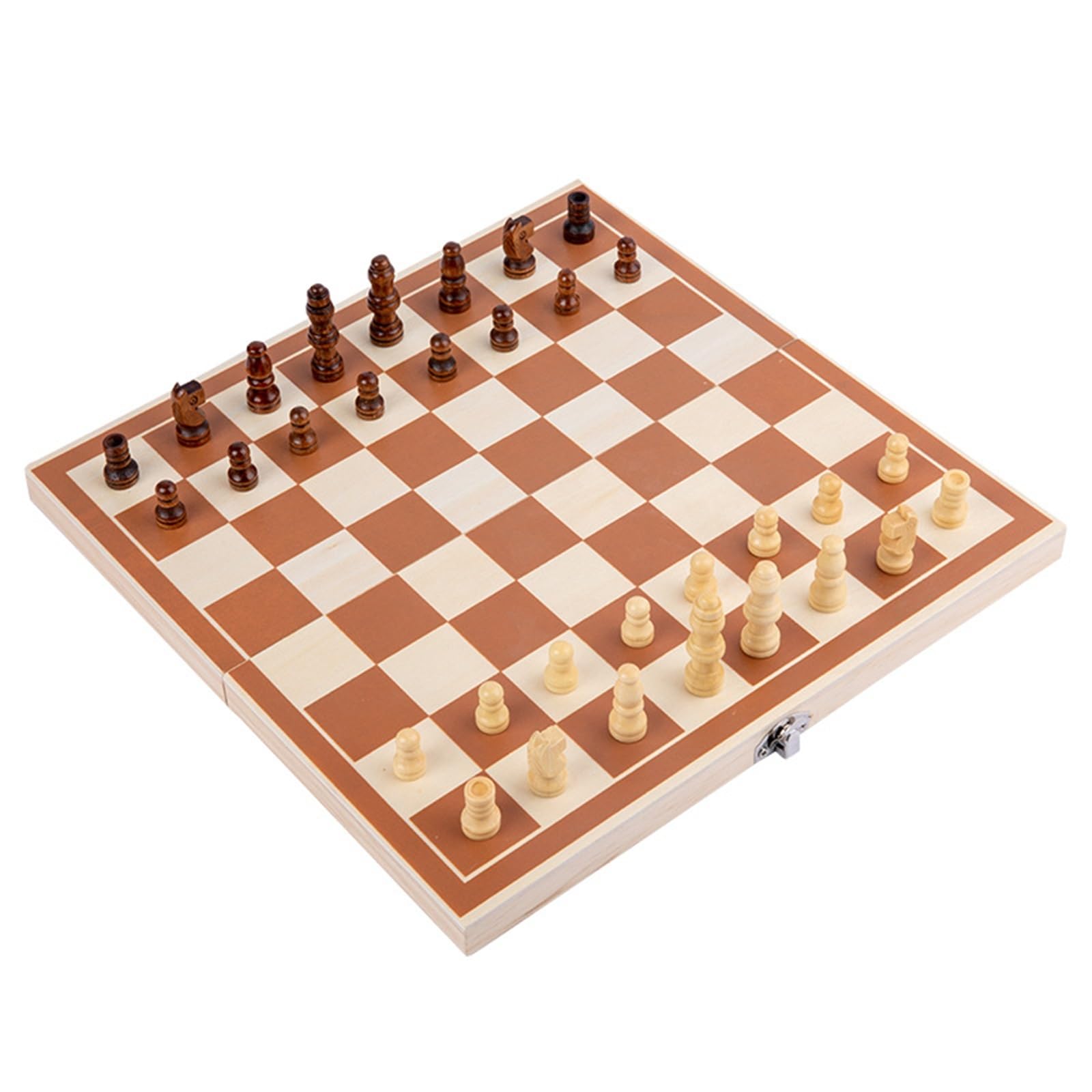 Scacchi Set di scacchi in legno pieghevoli standard vintage classici