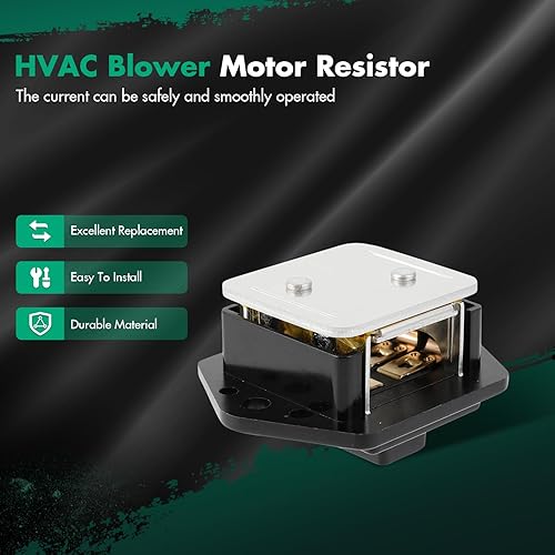 Miniatura 803 de SCITOO Resistencia de motor de ventilador HVAC para 2008-2013 para Chrysler 300/2008-2016 para Town & Country/2008-2010 para Dodge Charger/2008-2018