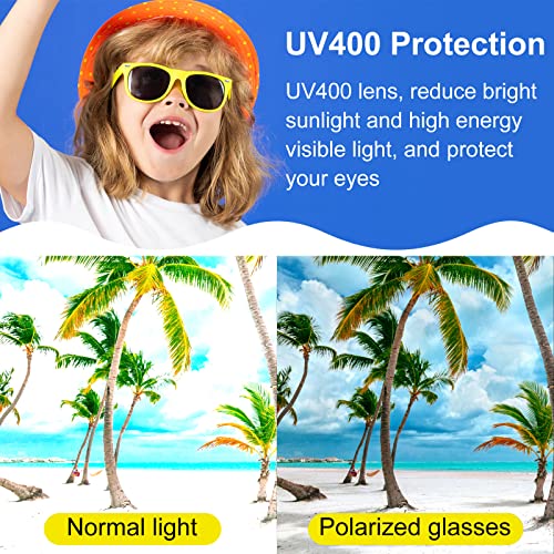 MIAHART Kids Sunglasses Bulk for Boys and Girls Glasses Party Favors for Summer Beach Pool Party Carnival Prizes4