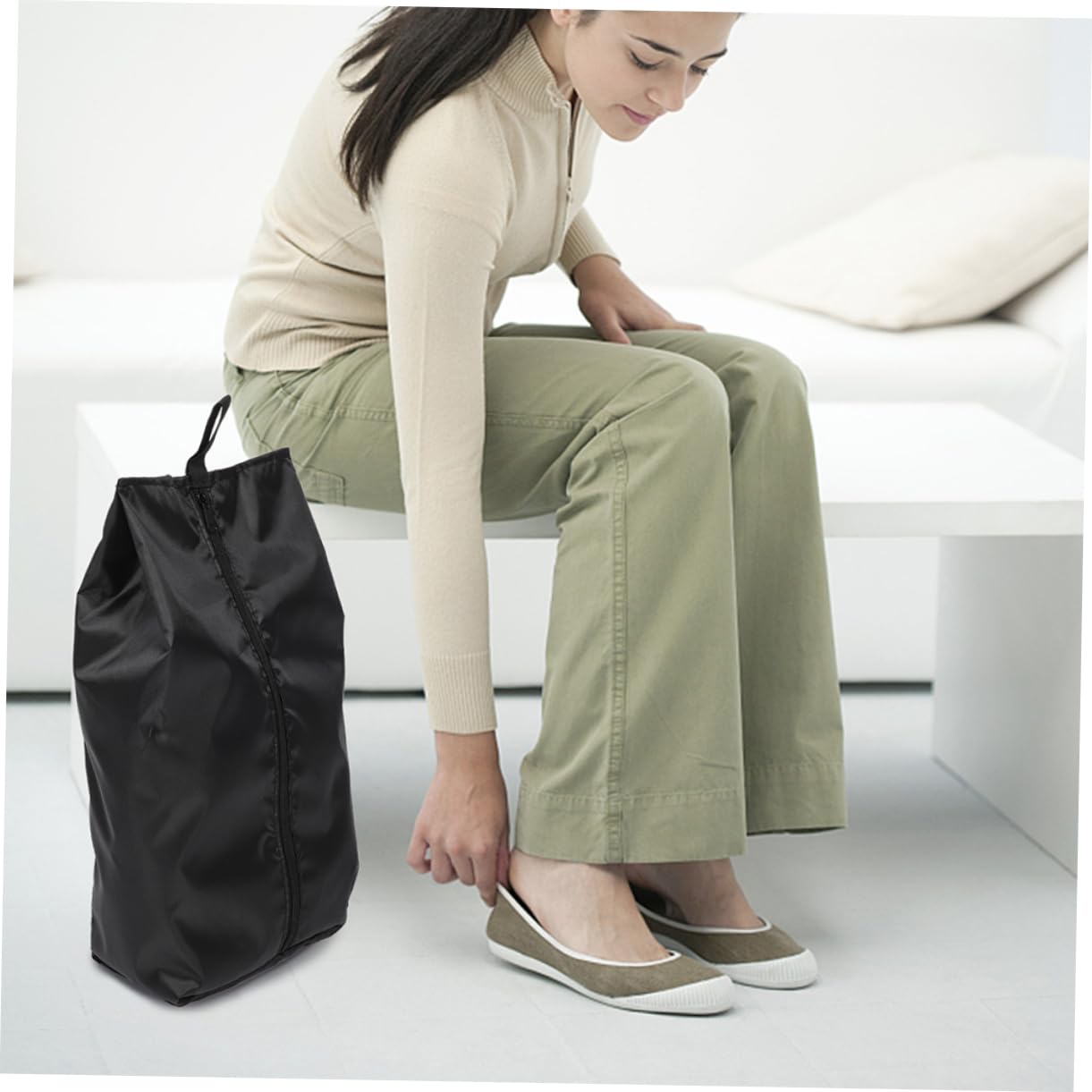 8stücke Reise Schuhbeutel wasserdichte Organizer Für Sport Und Freizeitschuhe Für Koffer Aus Strapazierfähigem Oxford
