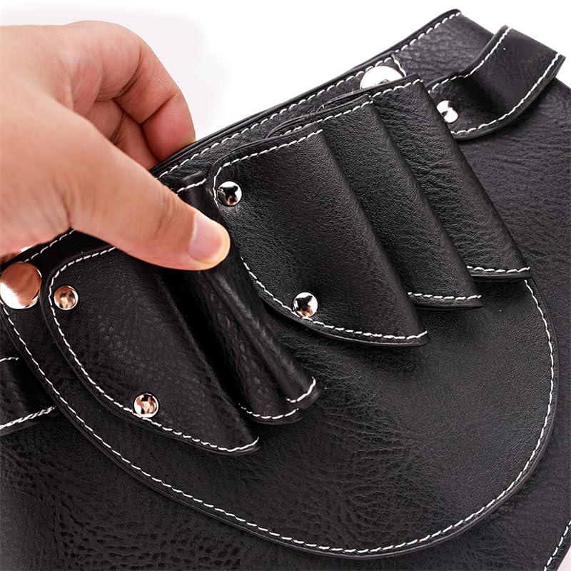 sac de coiffeur, Cuir PU avec ceinture/ceinture d'épaule - Fournitures d'outils de coiffure Sac barbier