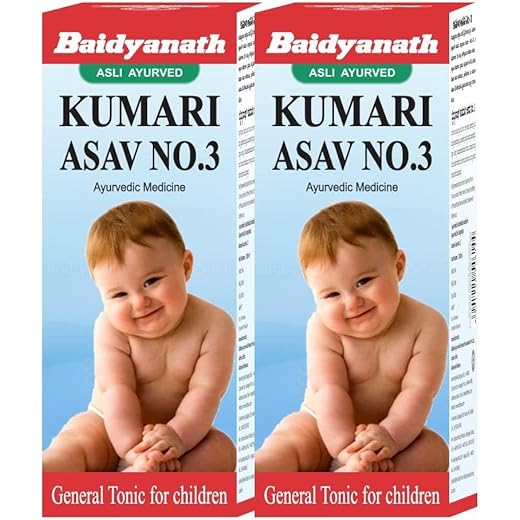 Baidyanath Kumari Asav Children Tonic 200ml - Pack of 2