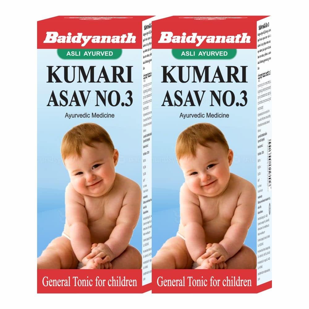 Baidyanath Kumari Asav No.3 | General Tonic for Children - 200 Ml (Pack Of 2) (B0CNVSG356) Amazon Price History, Amazon Price Tracker