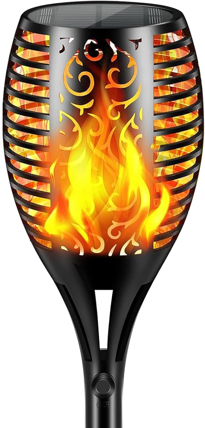 YoungPower Large Solar Torch Lights Flickering Flames Torches 43'' Height (6)