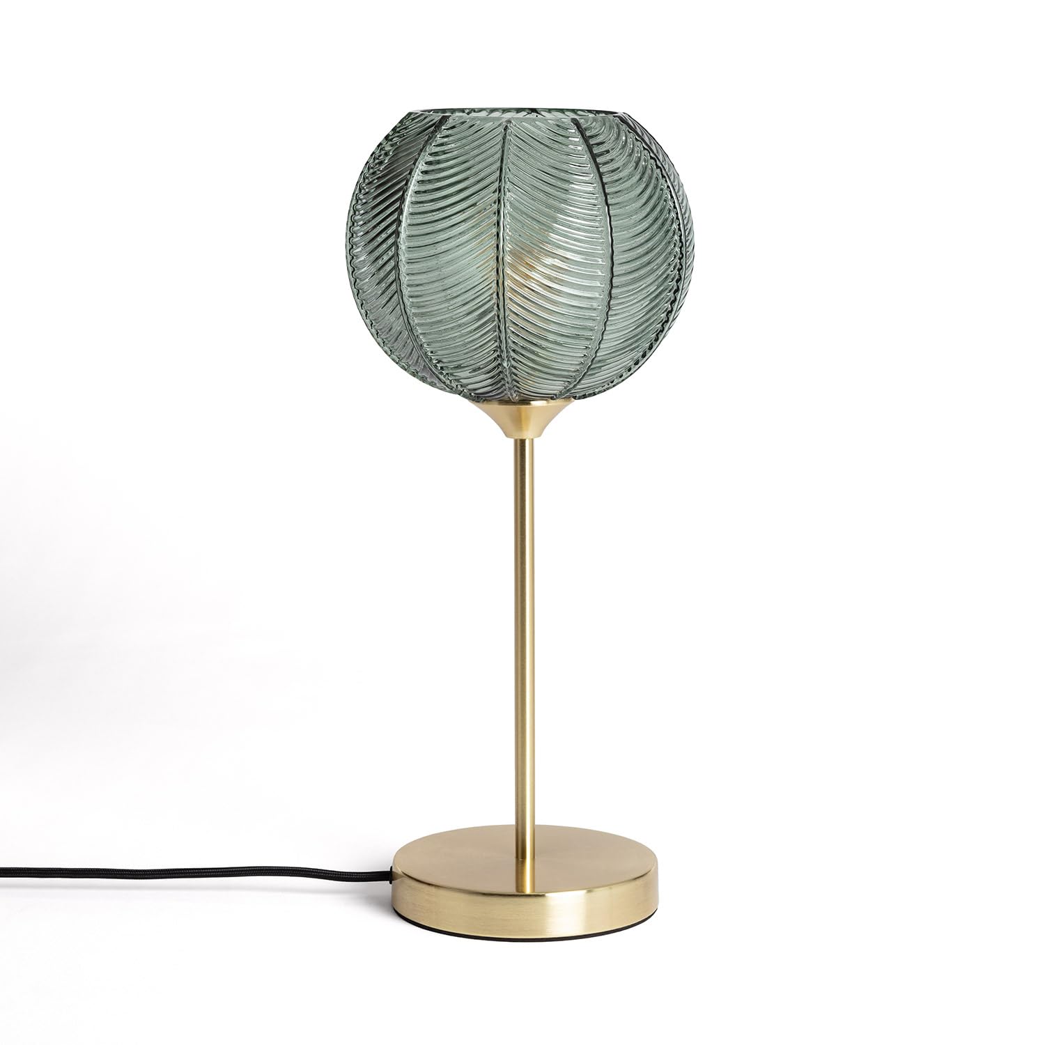 LEDKIA Lampada da Tavolo Metallo e Vetro Klimt Verde