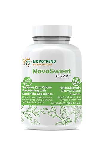 NovoSweet Glyvia 80 tabletas edulcorante natural