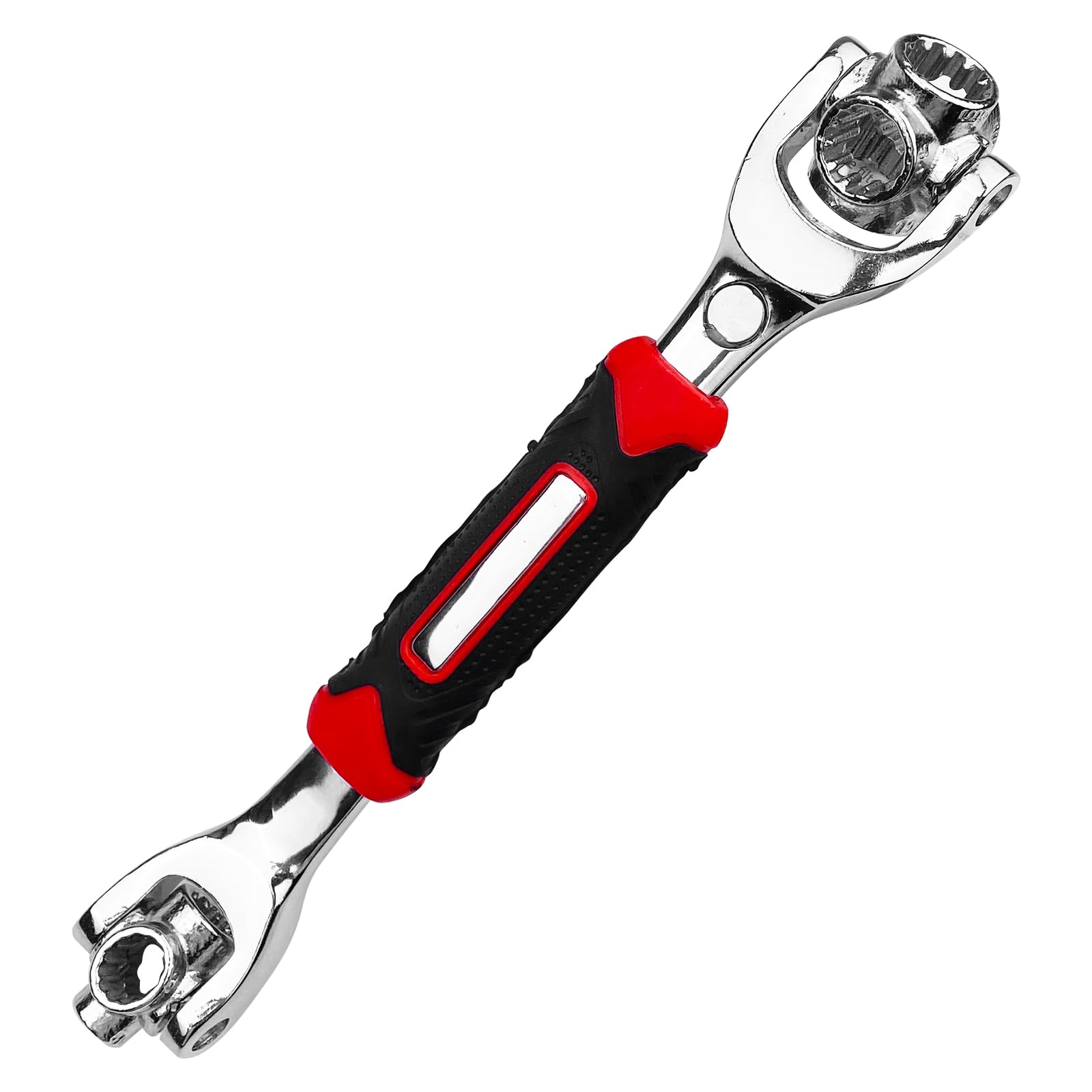 Chiluxendo Car Torque Wrench, Tubular Universal Wrench Small Socket Two Ends, 48 in 1 Allen Universal Sockets, Motorcycle Tools Professional Plumbing for Tap