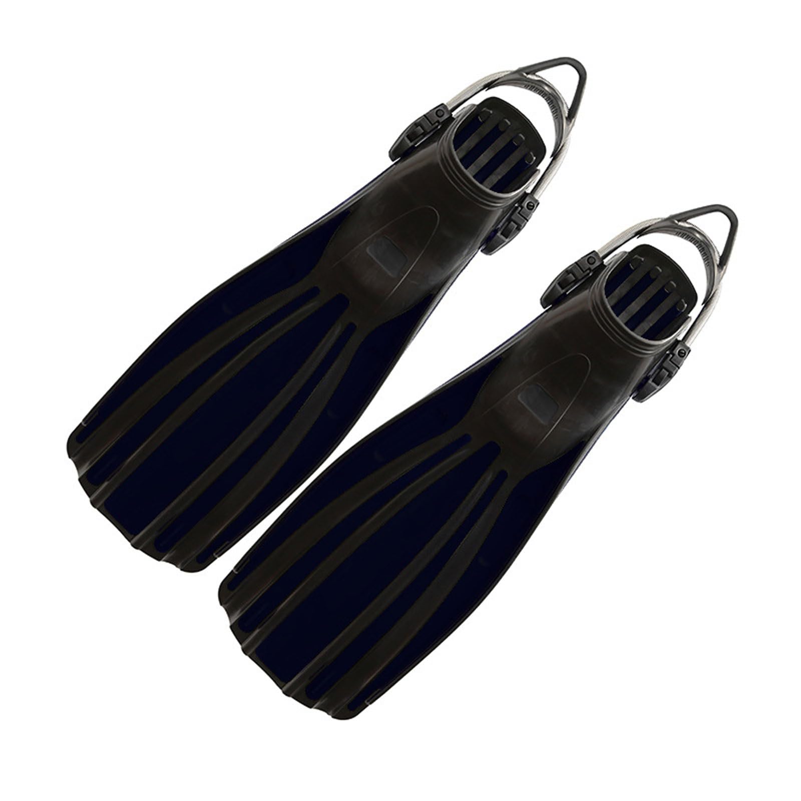 Diving Snorkel Pinne Pinne for Uomo Donna Tacco Aperto Regolabile Trek Design for Viaggi Snorkeling Nuoto (Size : 45-47)