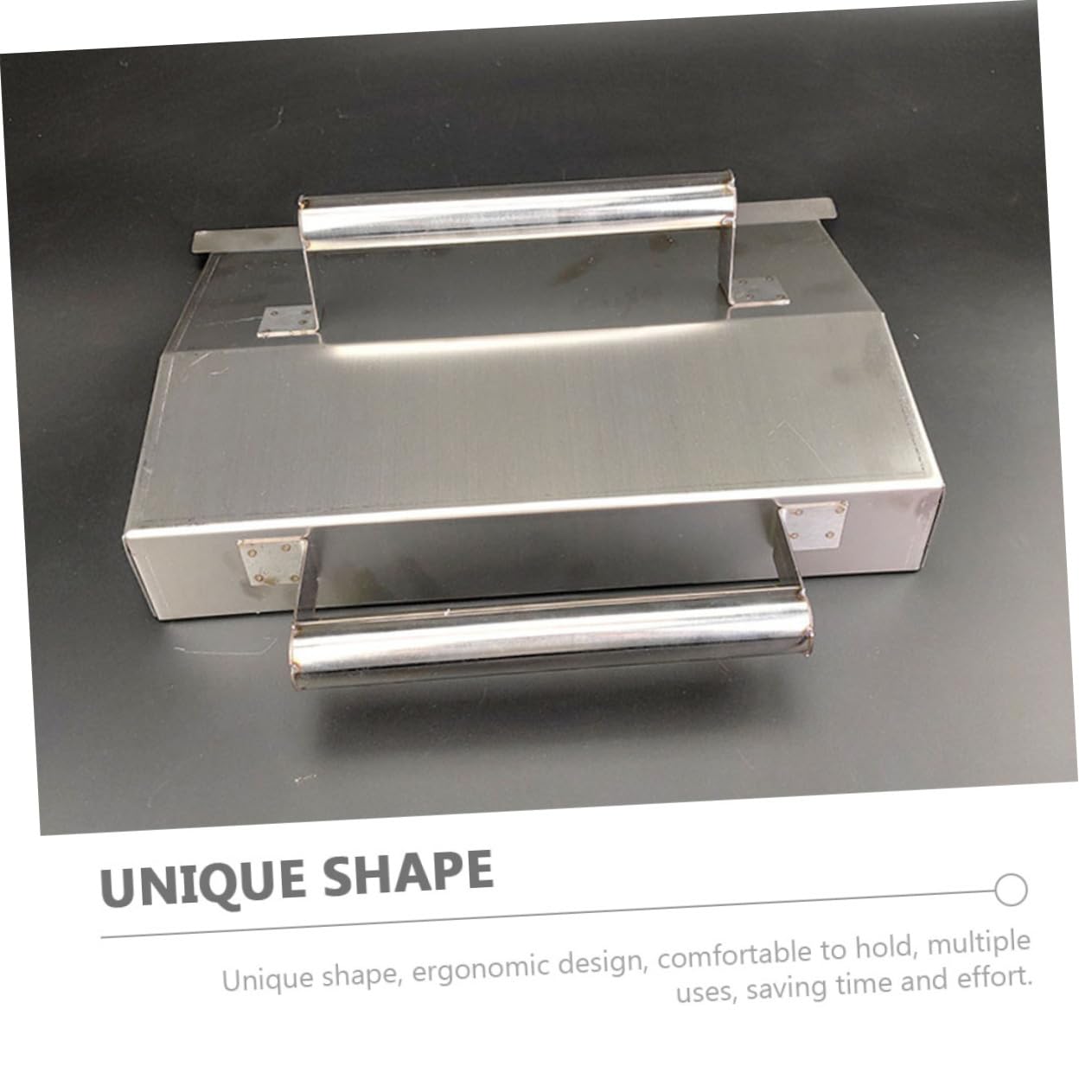 Trowel per Finitura Pareti in Acciaio Inox Argento per Intonaco | Forma Unica, per Pittura e Intonacatura Interna, Alta Resistenza e Tenacità, Presa Confortevole