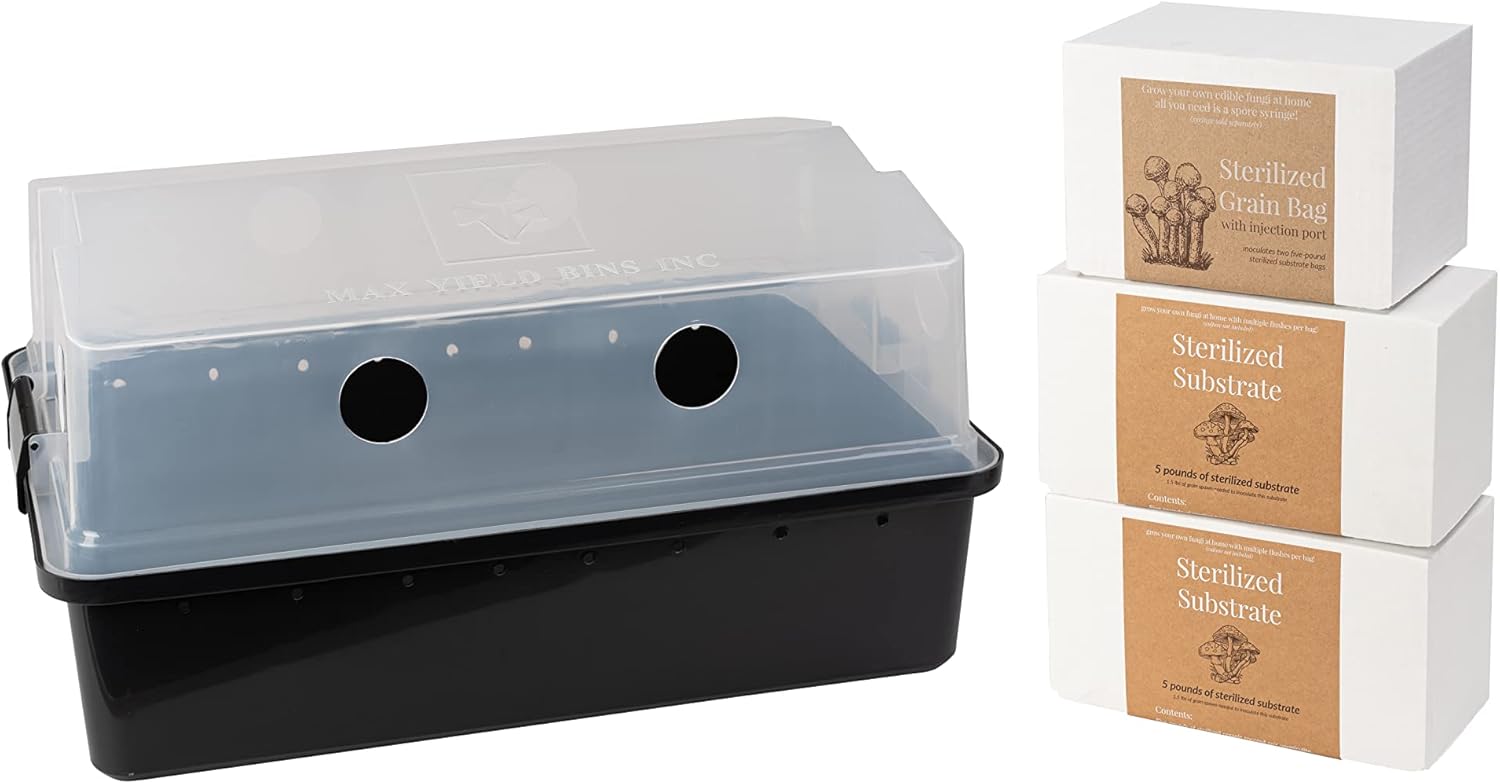 AllinOne Mushroom Grow Kit Max Yield Bin with Ubuy Sweden