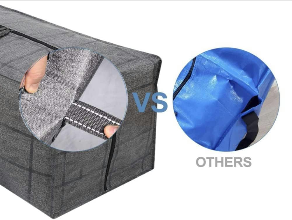 Bolsas de almacenamiento largas y resistentes, extra grandes, artículos esenciales para mudanzas de casa o habitaciones, cajas resistentes al agua para guardar ropa, bolsas de lavandería para ahorrar