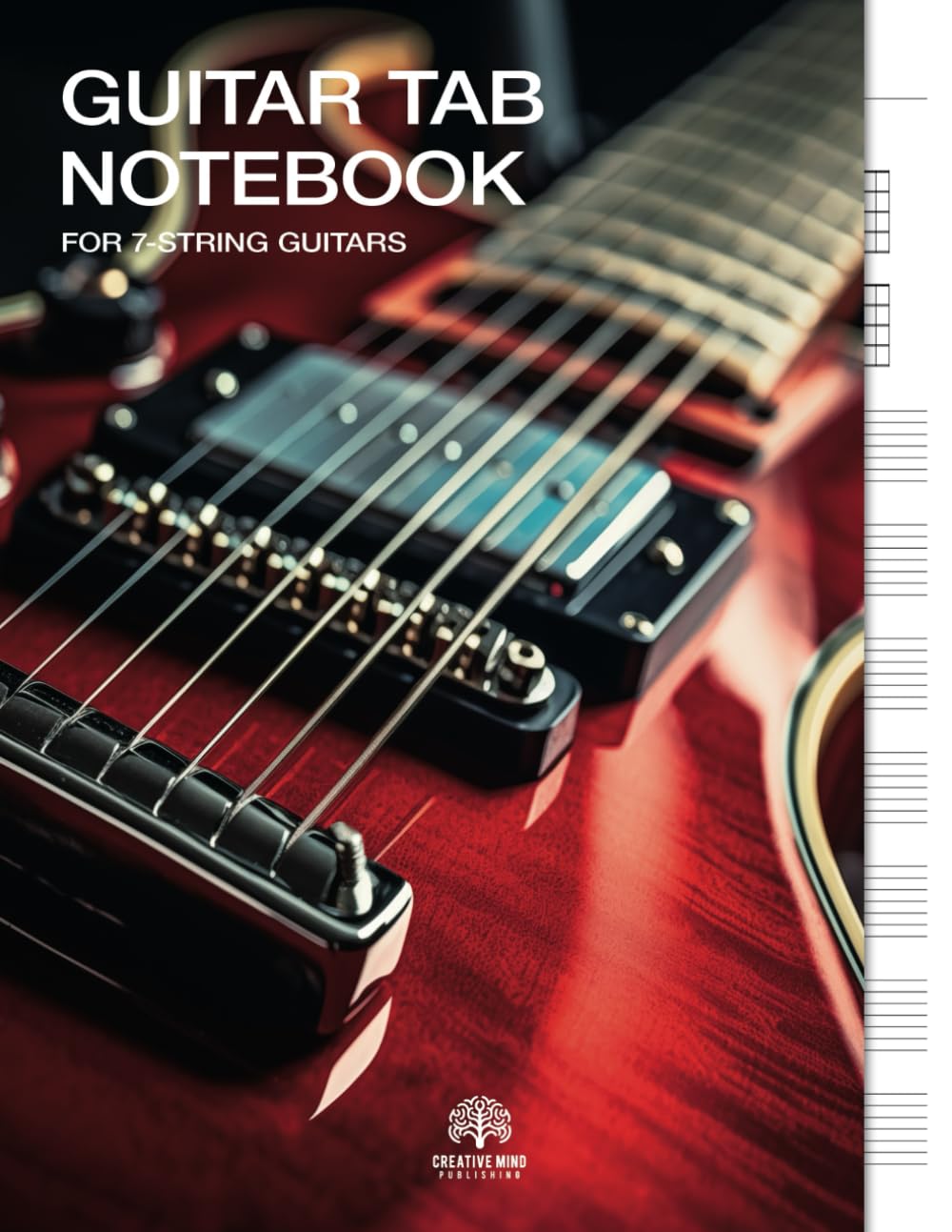 Guitar Tab Notebook for 7-String Guitars!: Blank Guitar Tablature Writing Paper and Chord Notation Boxes for Crafting Your Music Ideas.