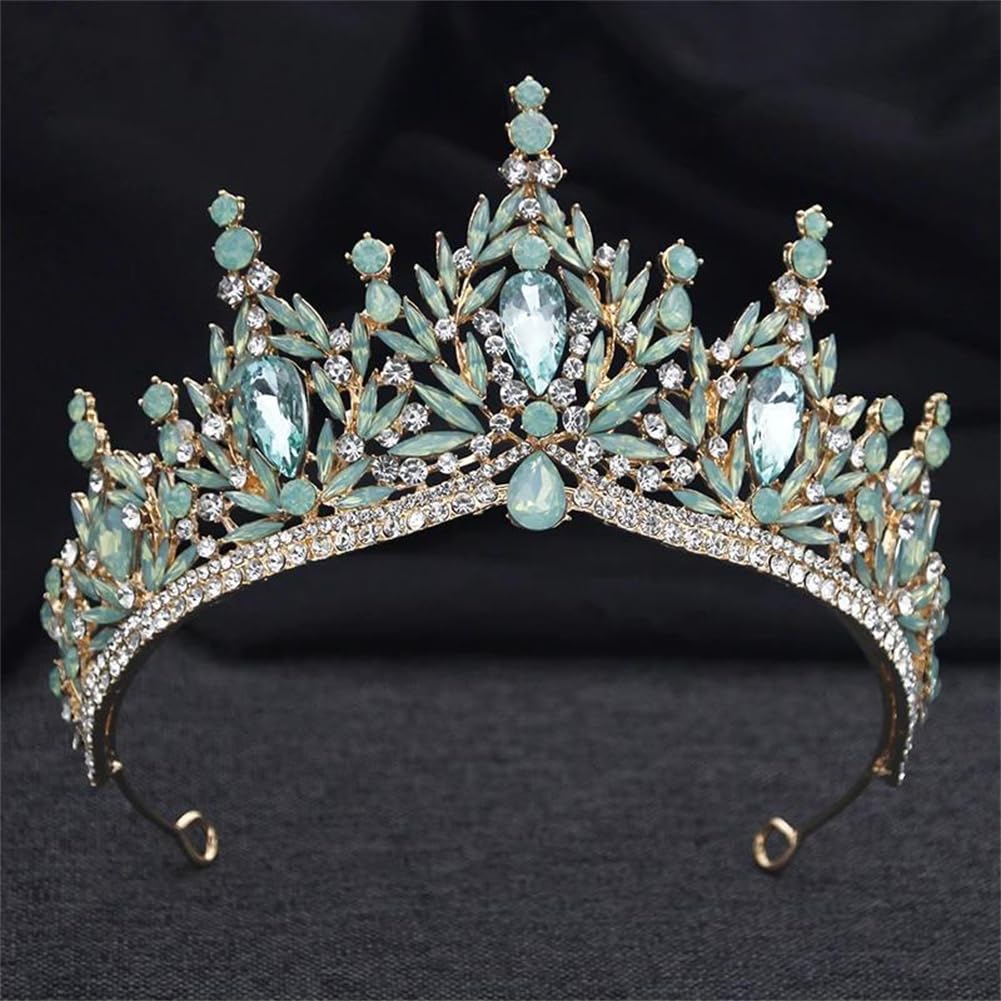LNNSHX Braut Tiara für Frauen Hochzeit Krone Geburtstag Party Tiaras Haarschmuck Braut Kopfschmuck